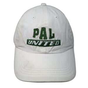 PAL United Slideback Hat Solid White One Size Embroidered Alternative